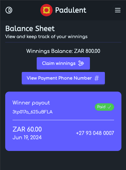 balance sheet